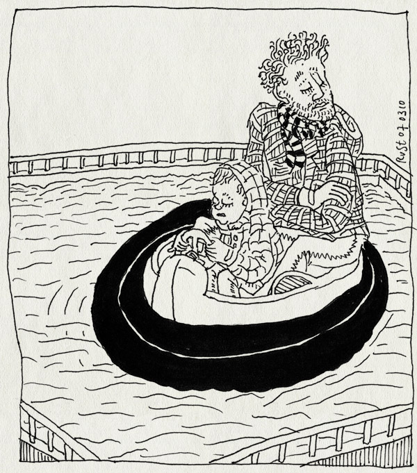 tekening 1025, amstelpark, boad, bootjes, cold, hovecraft, jas, koud, midas, water