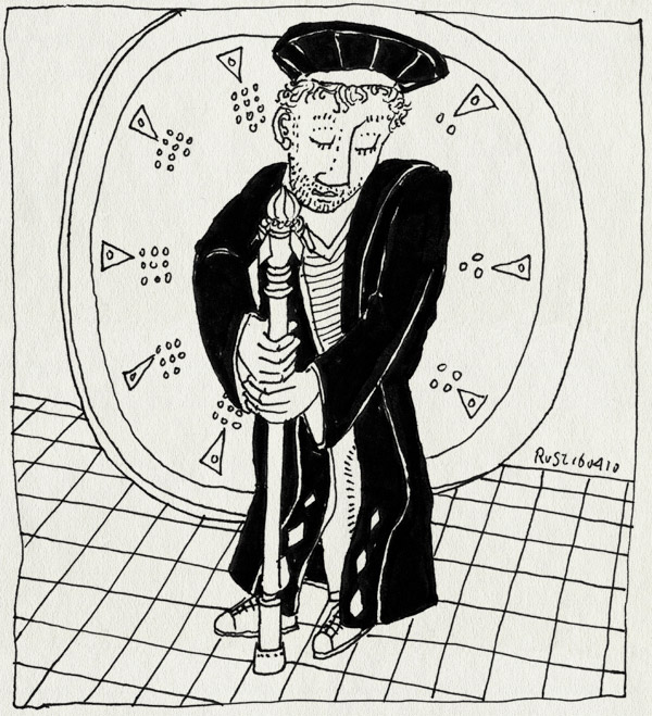 tekening 1065, fons, habijt, hora est, ora est, promovatie