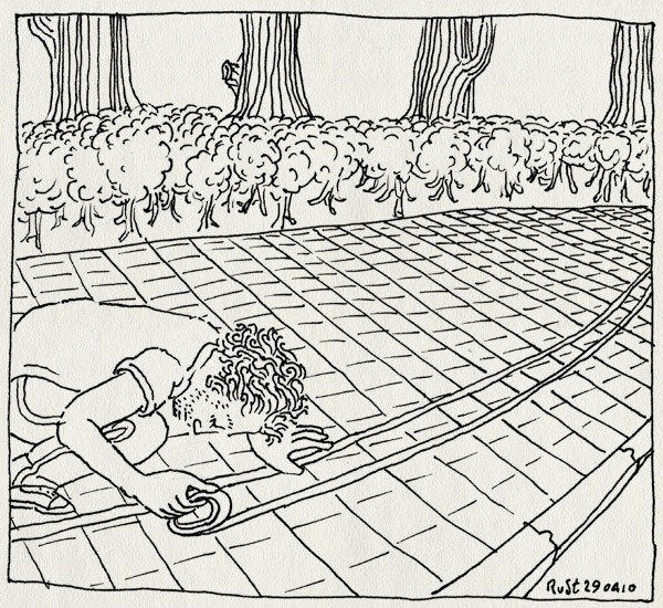 tekening 1078, amsterdam, crepetape, koninginnedag, queensday, route, sidewalk, stoep, tape