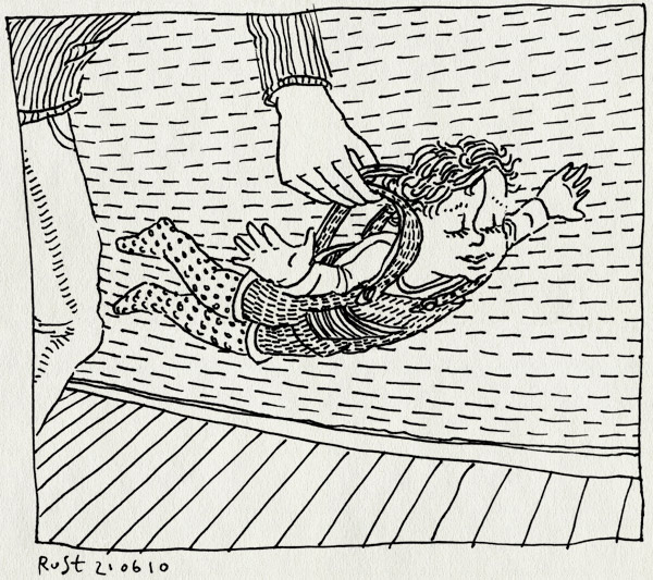 tekening 1131, alwine, fly, flying, papa, tuinbroek, vliegen, wieeeeeee