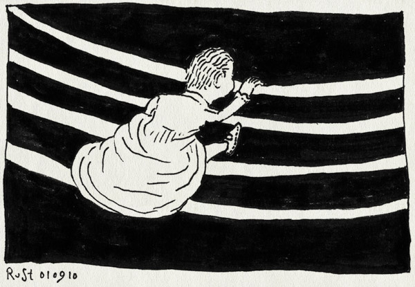 tekening 1203, bruiloft, doop, doopkleed, kerk, klimmen, kruipen, pancratius, willemijn