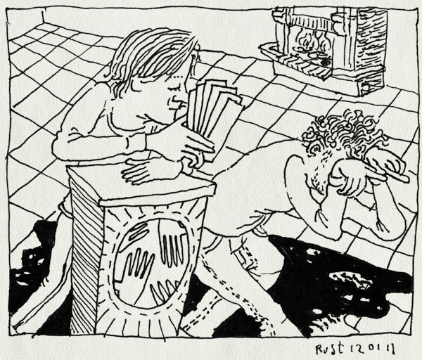 tekening 1335, chalet, hints, les arcs, paradiski, ski, tim cherades, vallandry, wintersport2011