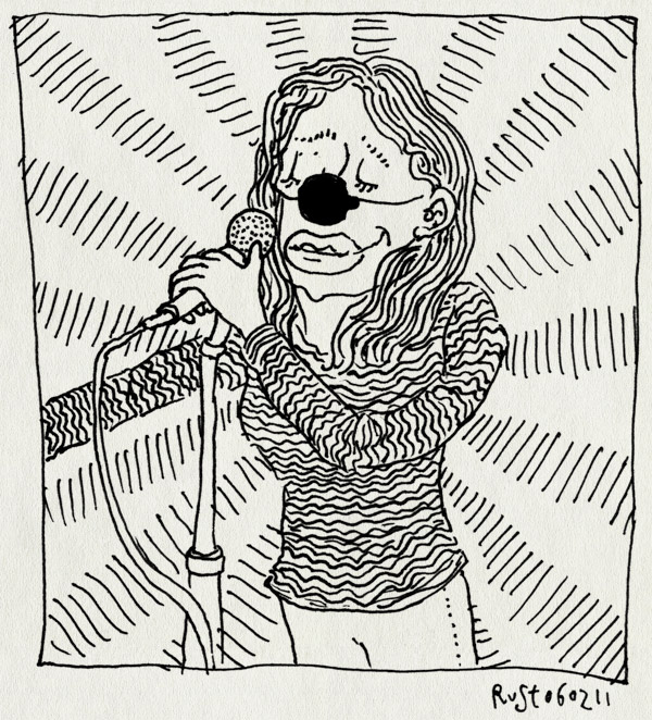 tekening 1360, 10e, clown, grappig, grappigste, martine, optreden, vrouw