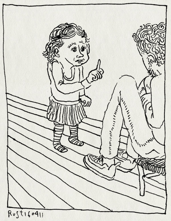 tekening 1428, alwine, moedertje, rollenspel, spelen, stoeltje