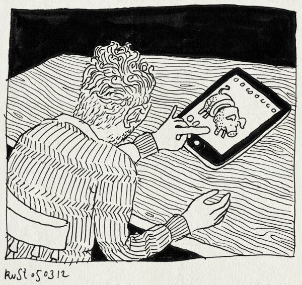 tekening 1746, bieflap, draw something, drawsome, ipad, pig, pork, tekenen, varken