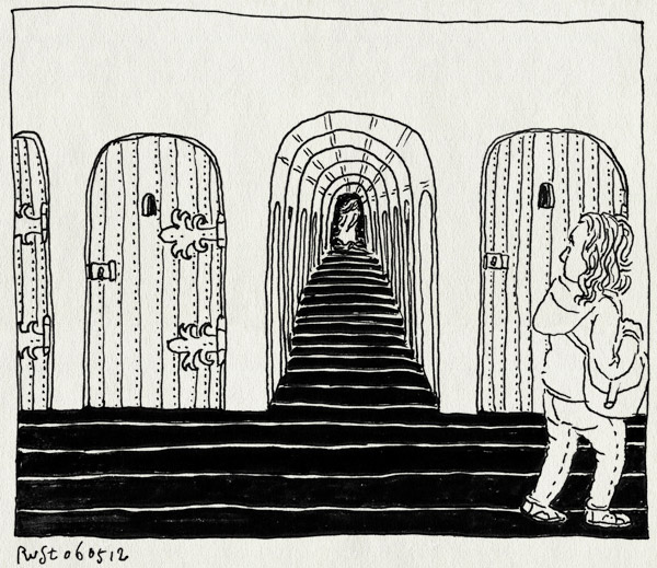 tekening 1808, cellen, city gaol, eng, gang, gevangenis, ierland, ireland, jail,ghost, martine, spook