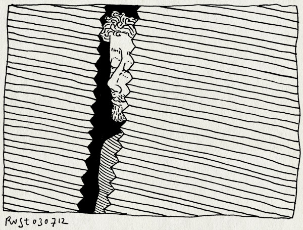 tekening 1866, gordijn, kier, klapgordijn, luxaflex, vouwgordijn, zigzag