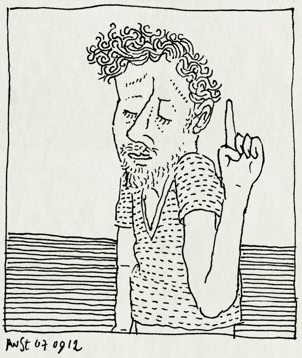 tekening 1932, een, hee, hoi, vinger