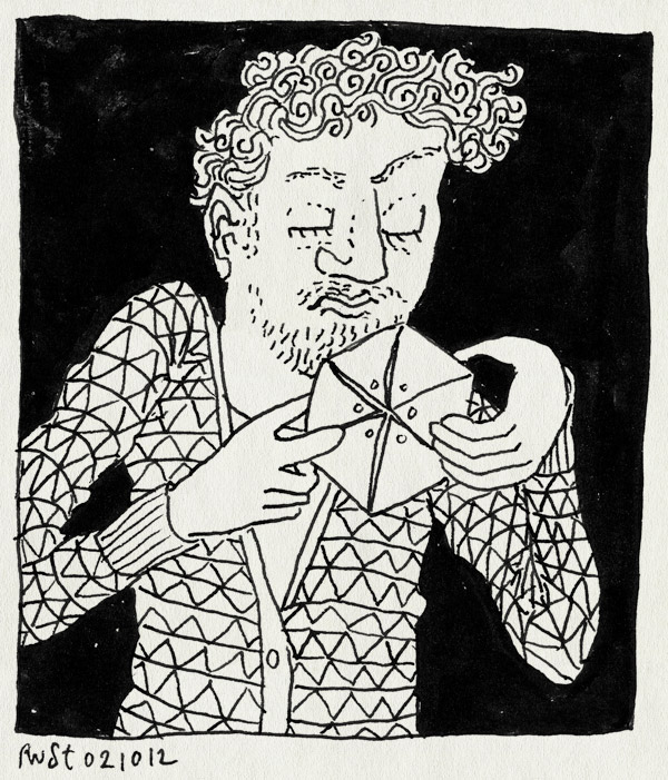 tekening 1957, hexaflexagon, hexagon, magic, origami, truc, vouwsel