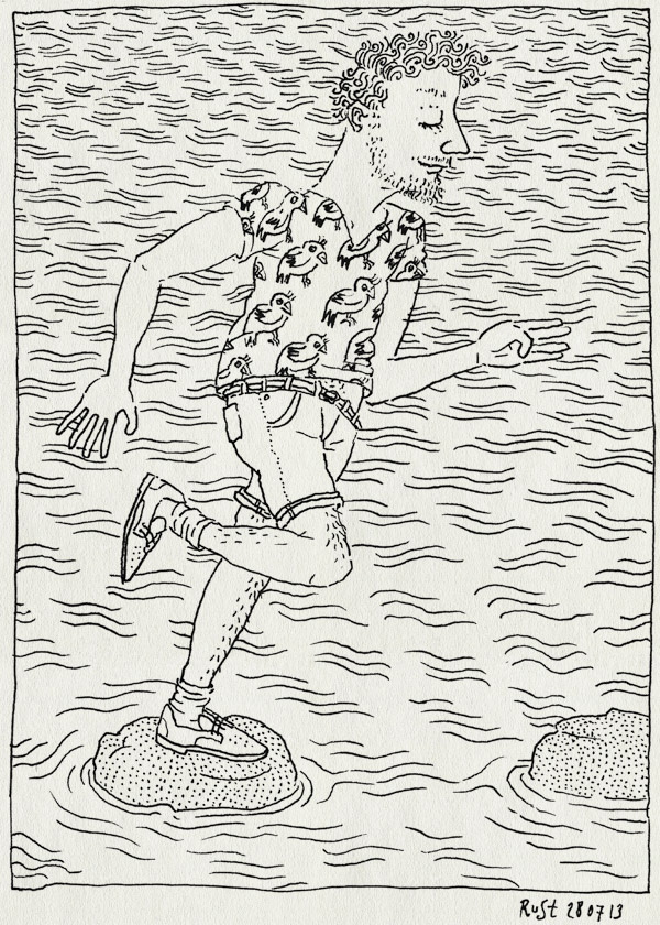 tekening 2256, gijbrecht van aemstelstraat, park, spelen, stenen, stepping stones, water