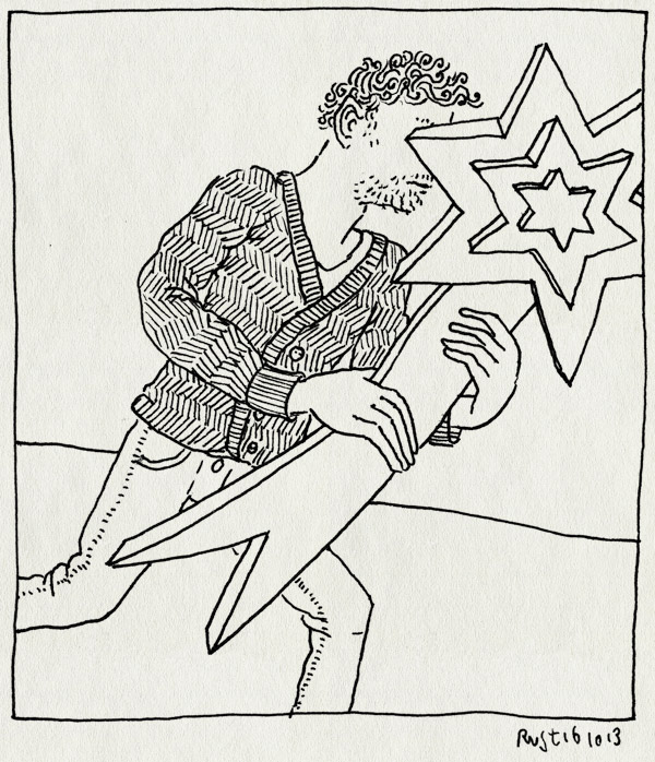 tekening 2336, bellevue, betlehem, kerstmis, ster, werk