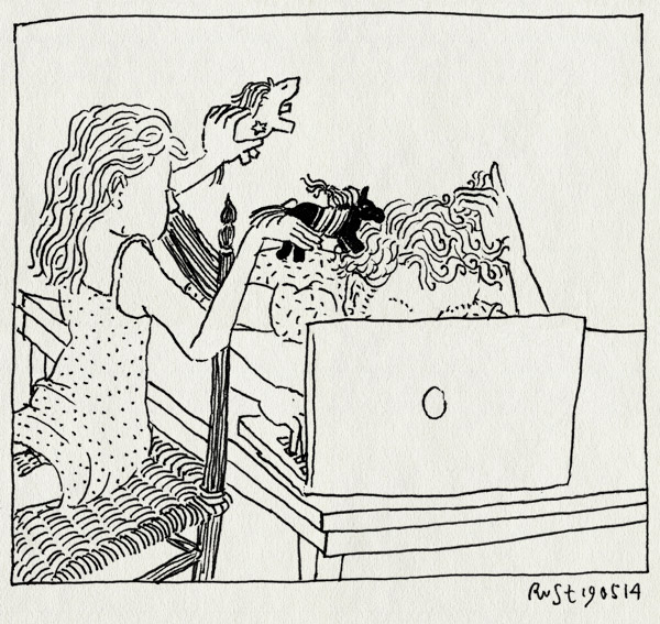 tekening 2551, afgeleid, alwine, computer, mac, my little pony, rainbow dash, spelen, vaderschap, werk