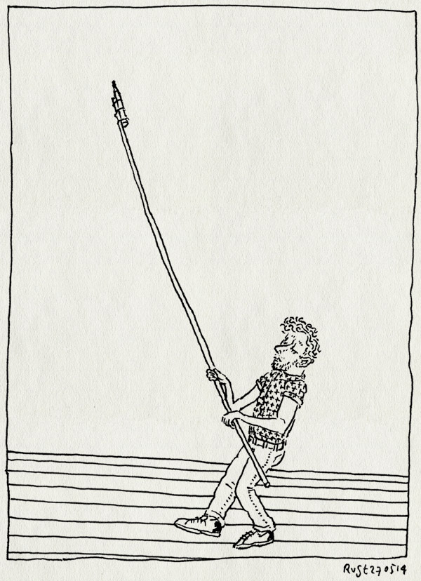 tekening 2559, groot, muur, poshka, rust, stok, tekenen, tentoonstelling, voorbereiding