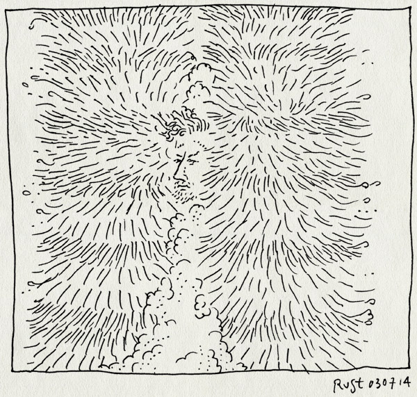 tekening 2596, autowasserij, borstels, schoon, schuim, wassen, wasstraat, zeep