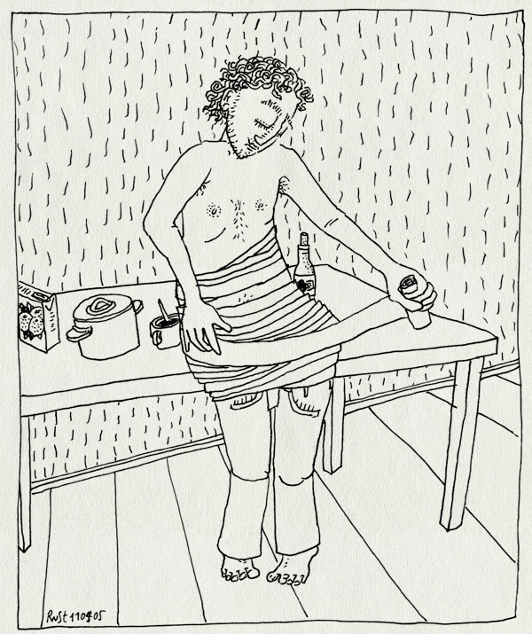 tekening 484, wikkel verband jeuk