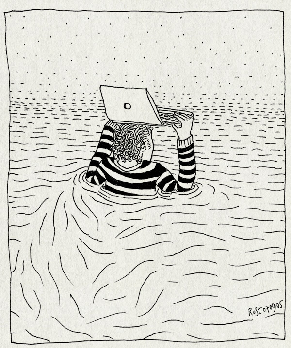 tekening 514, laptop water g4 powerbook