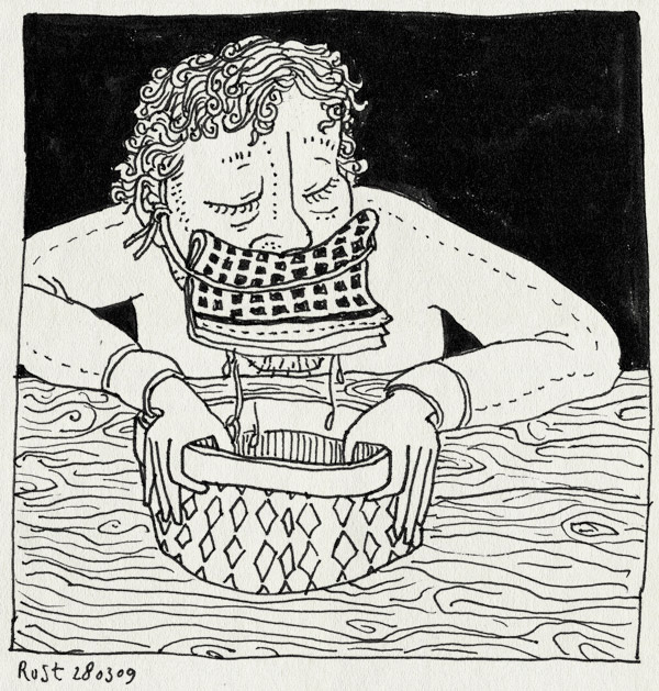 tekening 681, bah, cold, nose, snot, verkouden, ziek