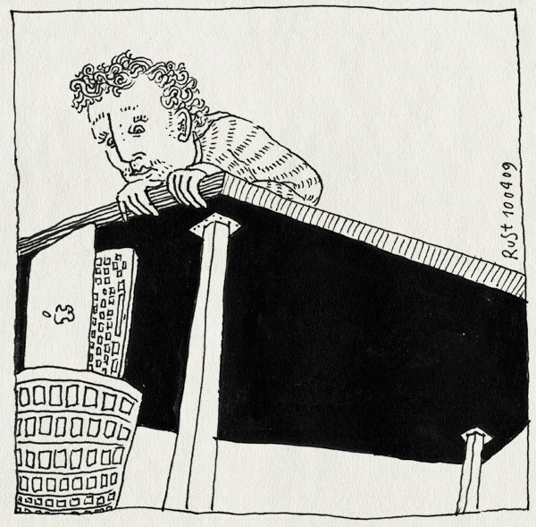 tekening 694, burorust, disposed, kijk, litterbin, look, macbook, nh49, pro, prullenbak, table, tafel, weggegooid