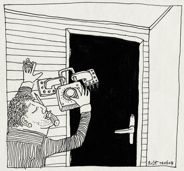 tekening 759, cijferslot, deur, door, lock, midas, montage, slot, wrong