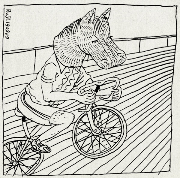 tekening 856, alkmaar, baanwielrennen, cycling, hengst, hengstenbal, horse head, nathan, paard, paardenkop, stagparty, vrijgezellenavond, vrijgezellenfeest