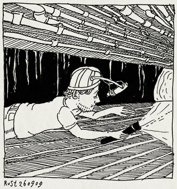 tekening 863, flashlight, full body aparitions, ghosthunters, heklmcamera, helmet camera, kijken, kruipen, kruipruimte, martine, poltergeistactivity, zaklamp