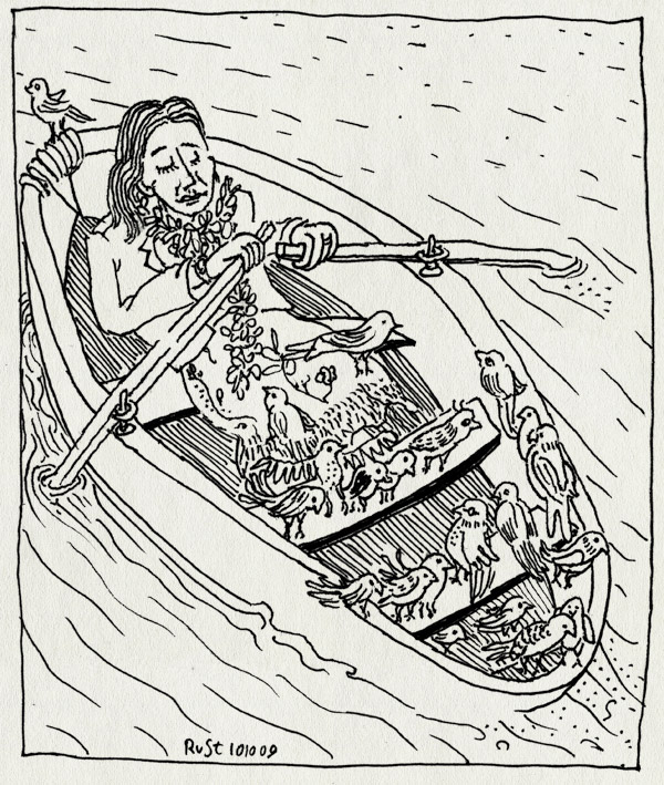 tekening 877, amsterdam, annamaria, boat, boot, cruise, dank, puur, puuramsterdam, tweeps, tweetup, twittercruise, vogels