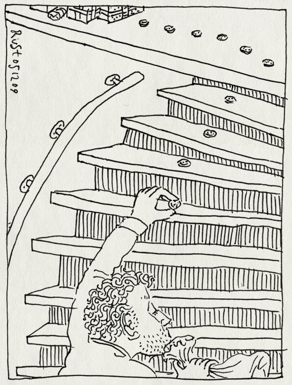 tekening 933, jokken, leugen, nep, pepernoten, sinterklaas, spoor, trail