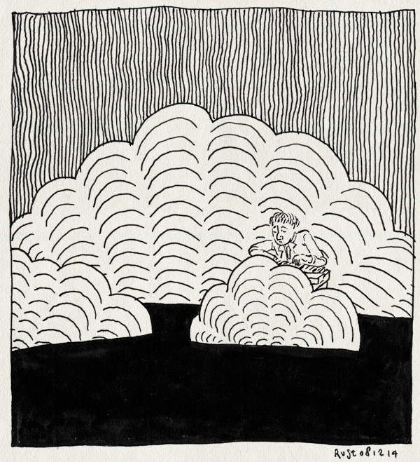 tekening 2754, concert, gaaf, metronomy, optraden, tivoli vredenburg, wolken