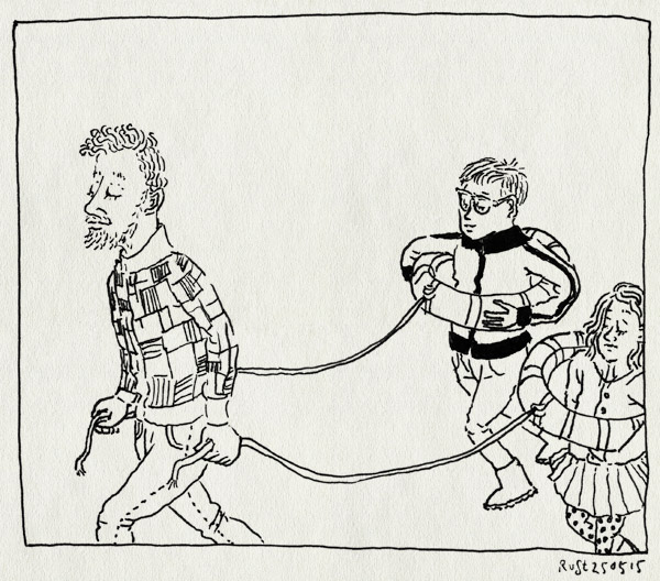 tekening 2922, alwine, boei, harlingen, midas, ophalen, reddingsboei, touw, vlieland